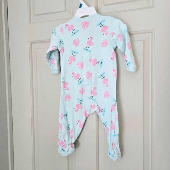 Tuffy Flamingo Print Sleeper Size 6 M - Picture 4 of 4